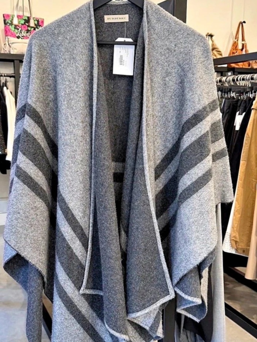Burberry cashmere poncho